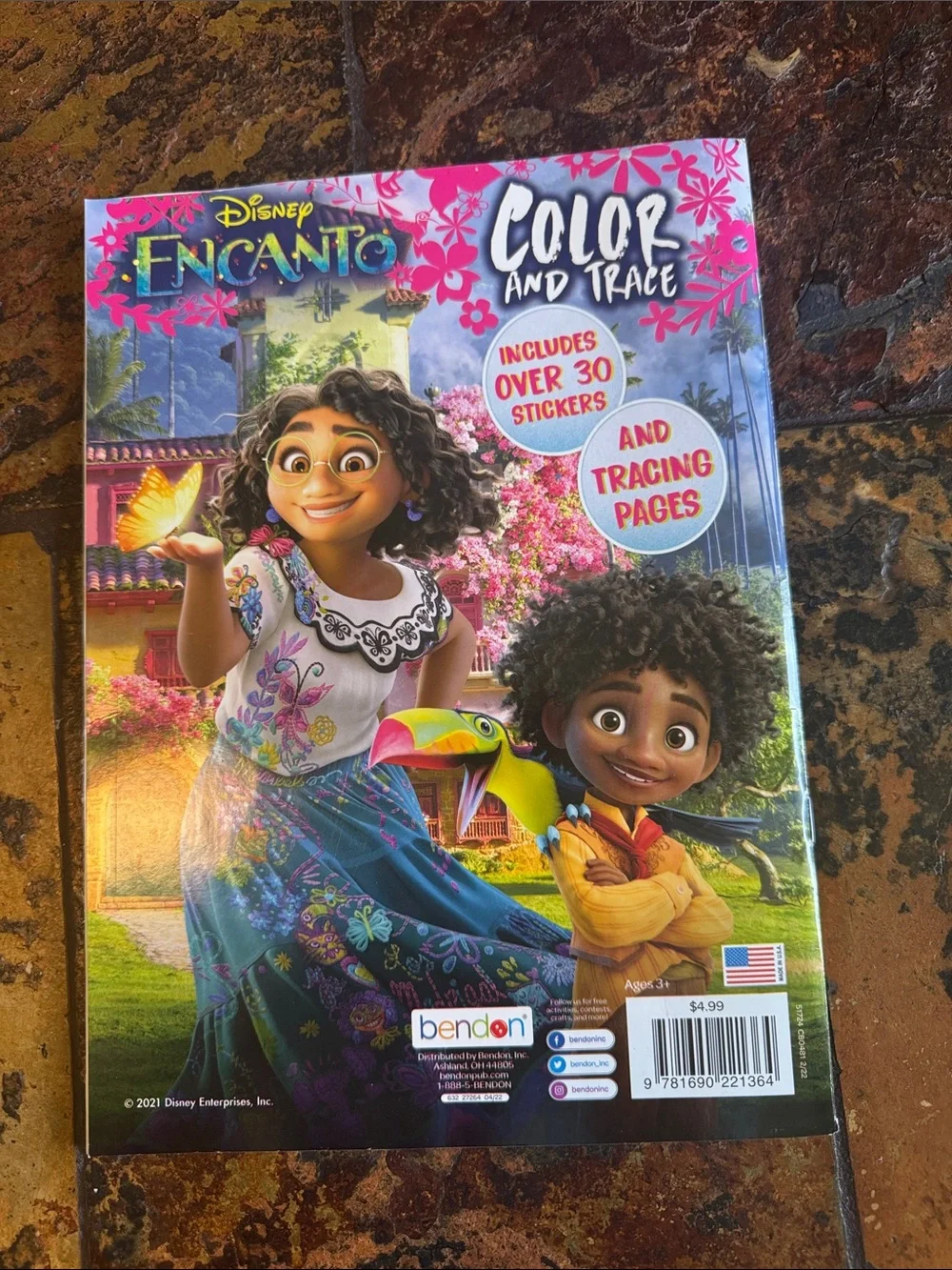 Disney Encanto Color and Trace Activity Book